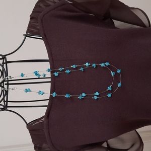 BOGO. Faux turquoise necklace